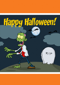 Zombie d&eacute;cha&icirc;n&eacute; pour une nuit d'Halloween